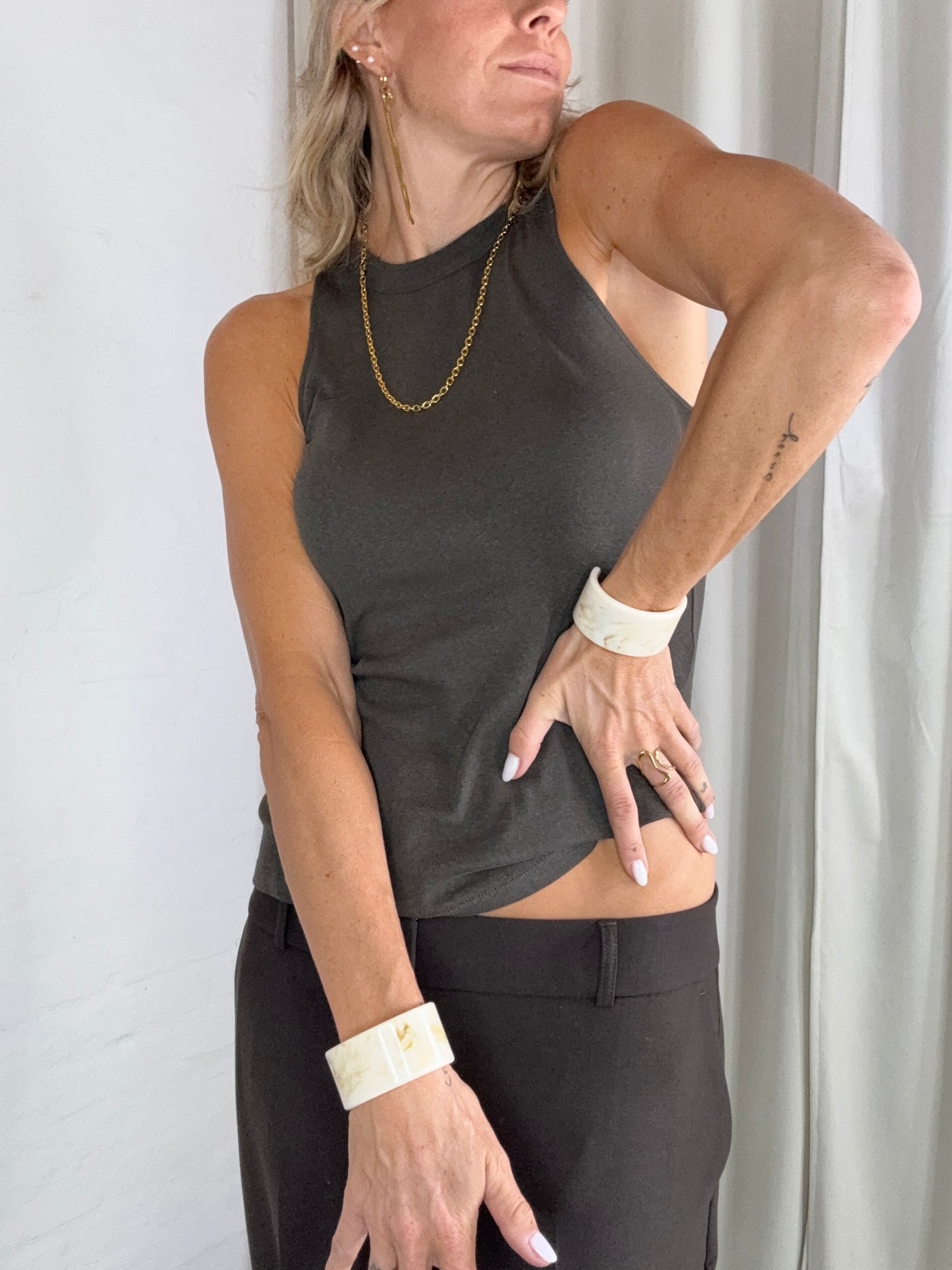 Sassy Copenhagen - Tank Top - Brun - Rie