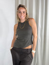 Sassy Copenhagen - Tank Top - Brun - Rie