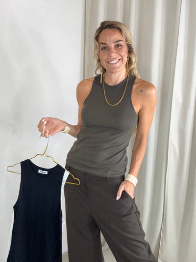 Sassy Copenhagen - Tank Top - Brun - Rie
