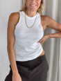 Sassy Copenhagen - Tank Top - Hvid - Rie