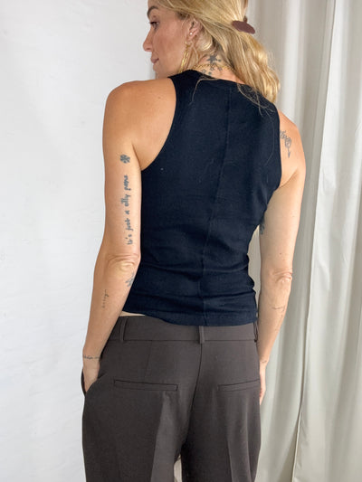 Sassy Copenhagen - Tank Top - Sort - Rie
