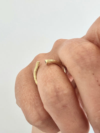 Andcopenhagen - Ring - 18 karat guldbelagt 925 sterlingsølv - Silje