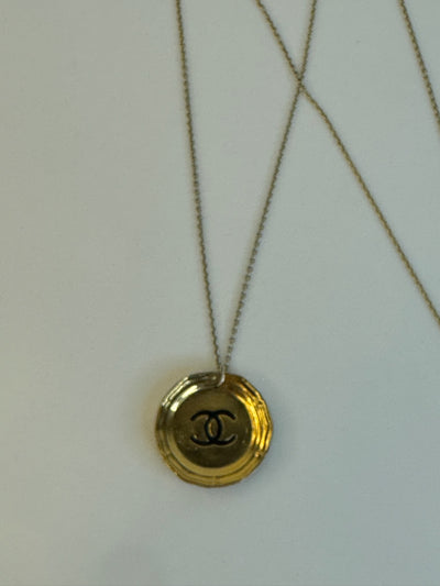 Chanel - Halskæde - CC round pendant - Secondhand