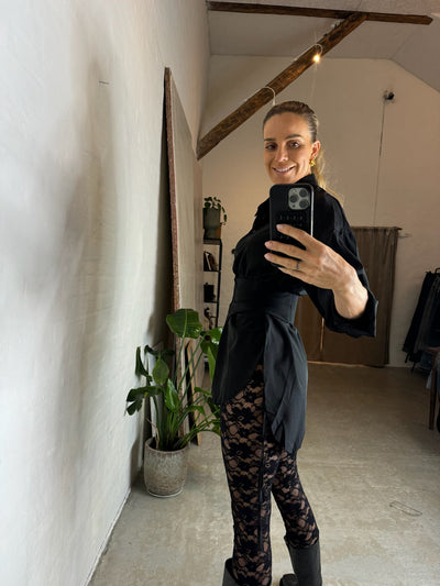 Blonde leggings - Sort - Isa - Liberté