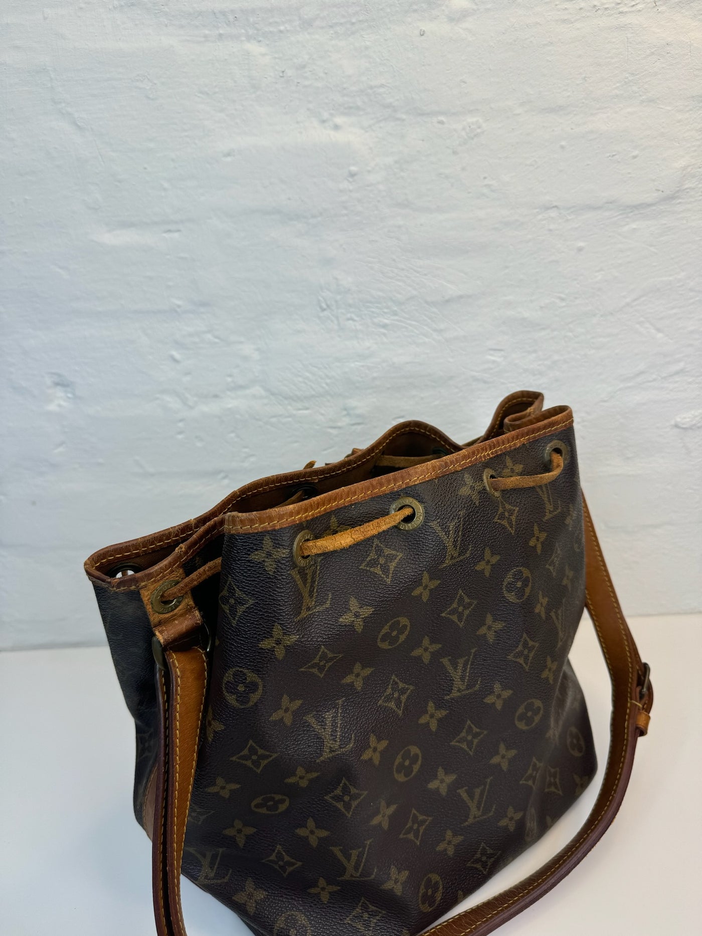 Louis Vuitton - Damier sac plat shopper bag with red front - Secondhand