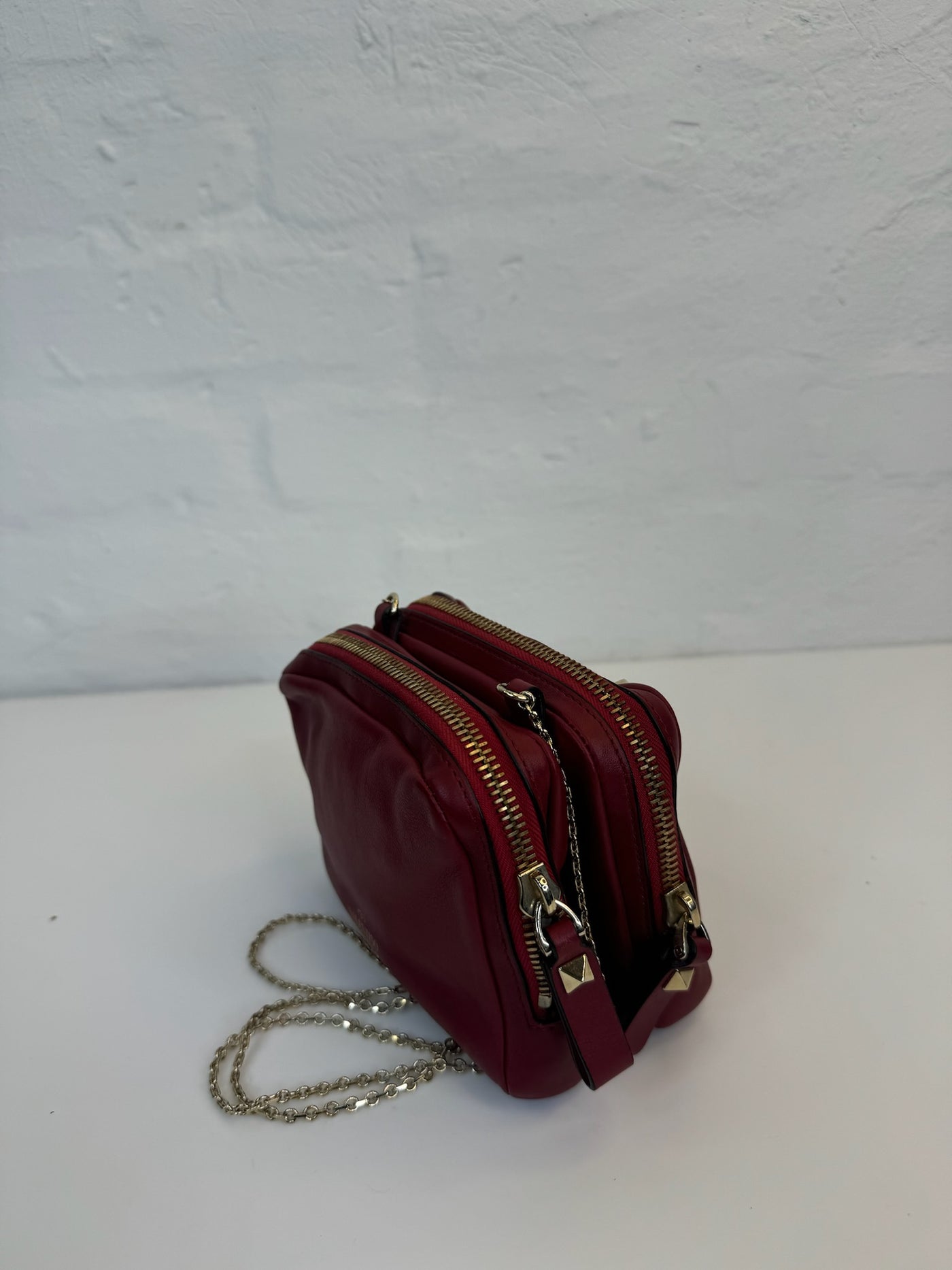 Louis Vuitton - Damier sac plat shopper bag with red front - Secondhand