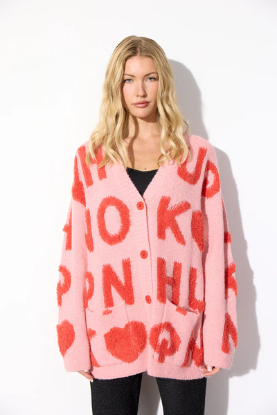 Hunkøn - Cardigan - Pink - Jenny