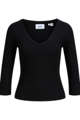 JJXX - Top - Black - Fifi 3/4 V-Neck
