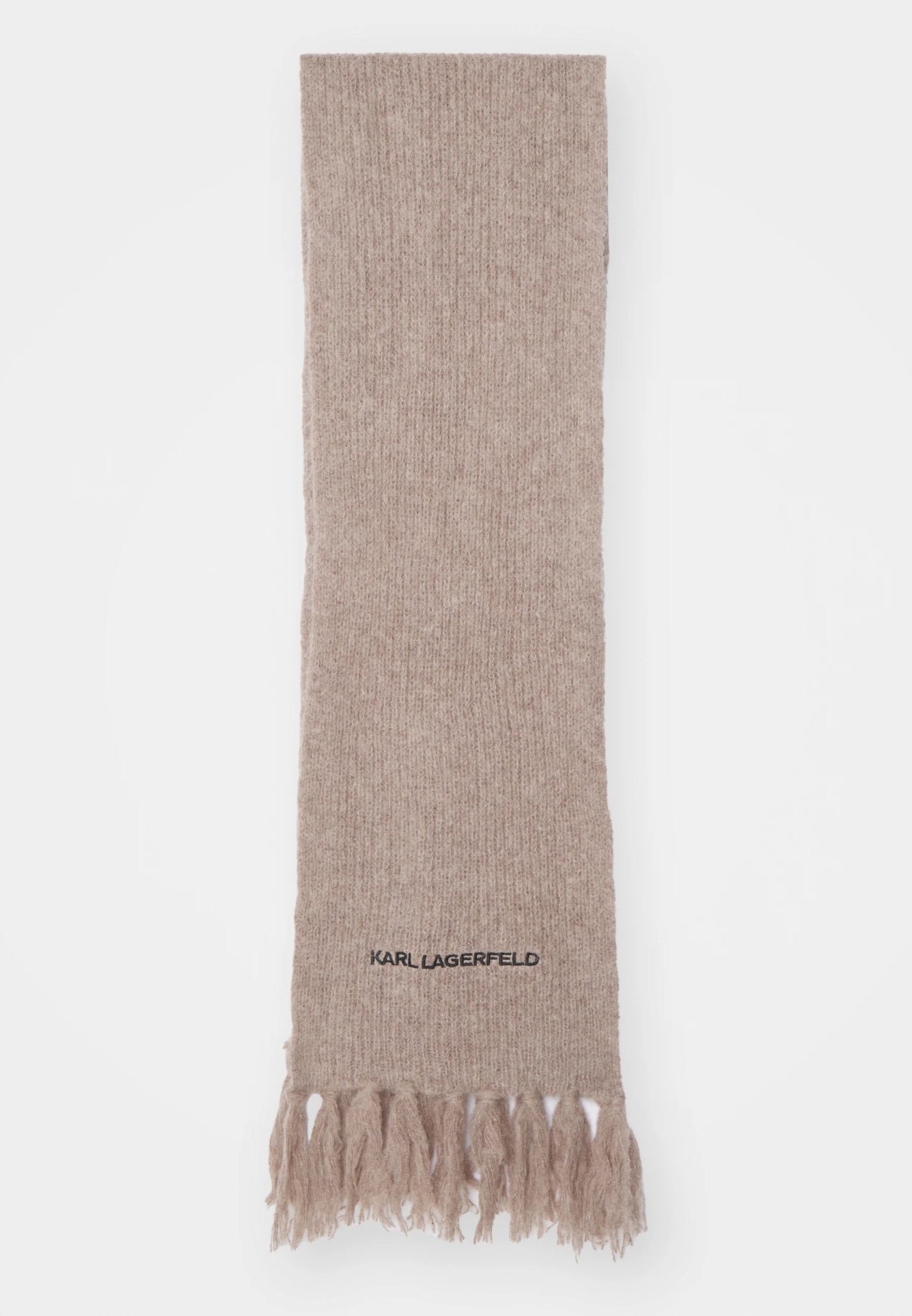 Karl lagerfeld - Halstørklæde - Sand - ESSENTIAL KNIT SCARF