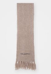 Karl lagerfeld - Halstørklæde - Sand - ESSENTIAL KNIT SCARF