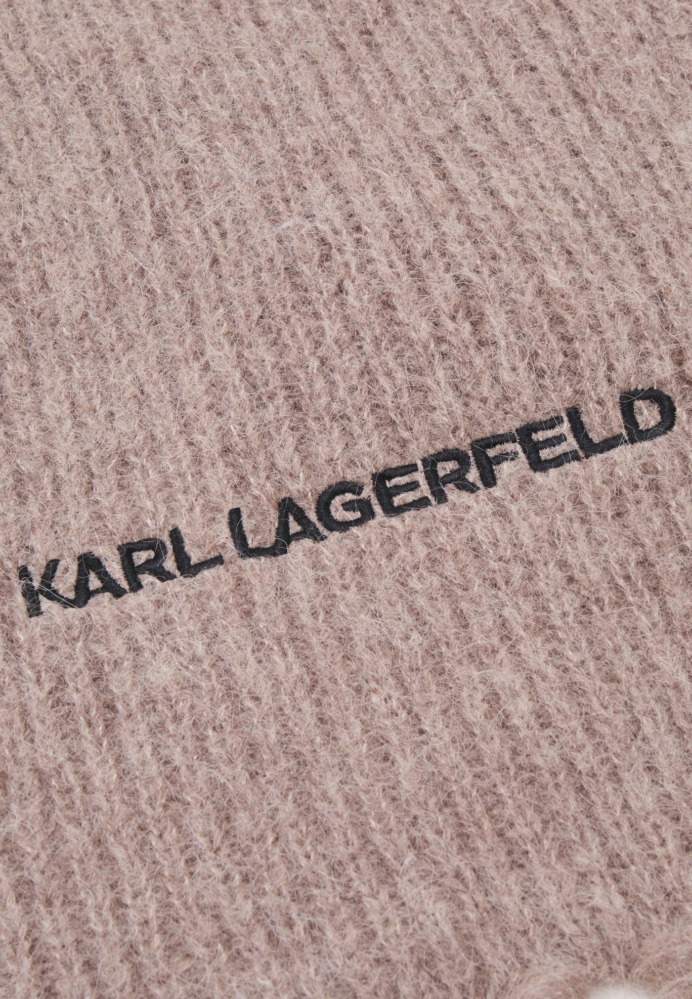 Karl lagerfeld - Halstørklæde - Sand - ESSENTIAL KNIT SCARF