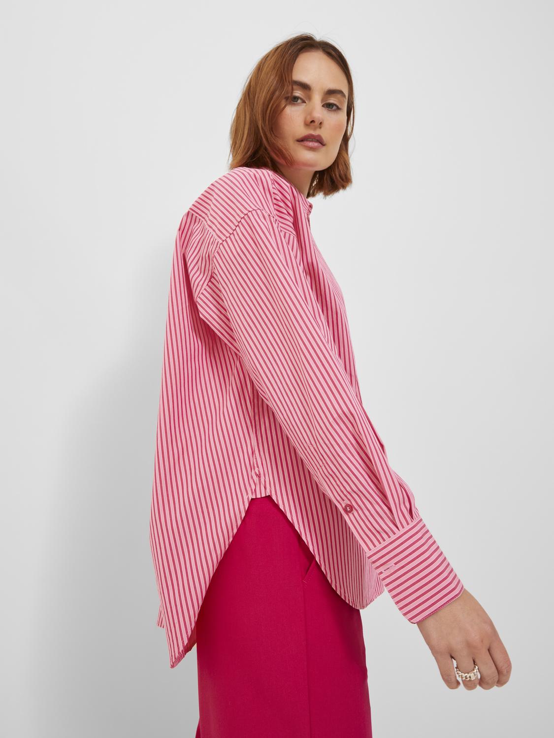 JJXX - Skjorte - Cerise Stripes Pink - Jamie