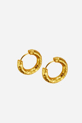 Andcopenhagen Jewelry - Øreringe hoops - 18 karat guldbelagt messing- Nina chunky