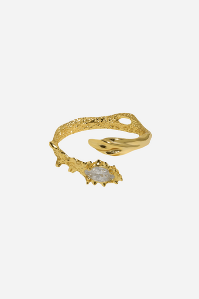 Andcopenhagen - Ring - 18 karat guldbelagt 925 sterlingsølv - Elara