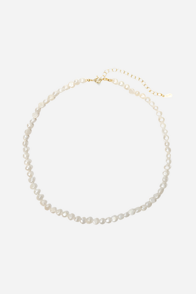 Andcopenhagen - Halskæde - 18 karat guldbelagt 925 sterlingsølv - Timeless Pearl