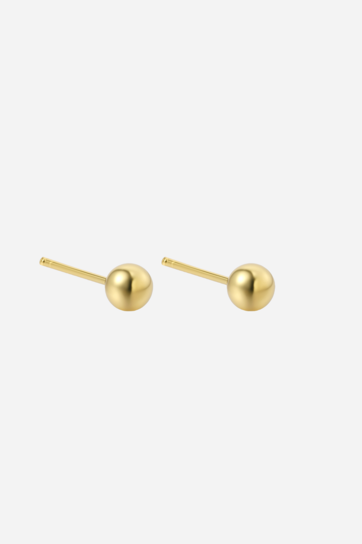 Andcopenhagen - Øreringe studs - 18 karat guldbelagt 925 sterlingsølv - Lille rock