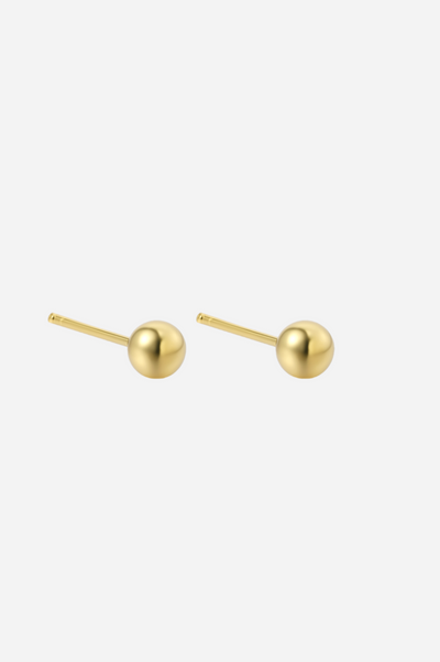 Andcopenhagen - Øreringe studs - 18 karat guldbelagt 925 sterlingsølv - Lille rock