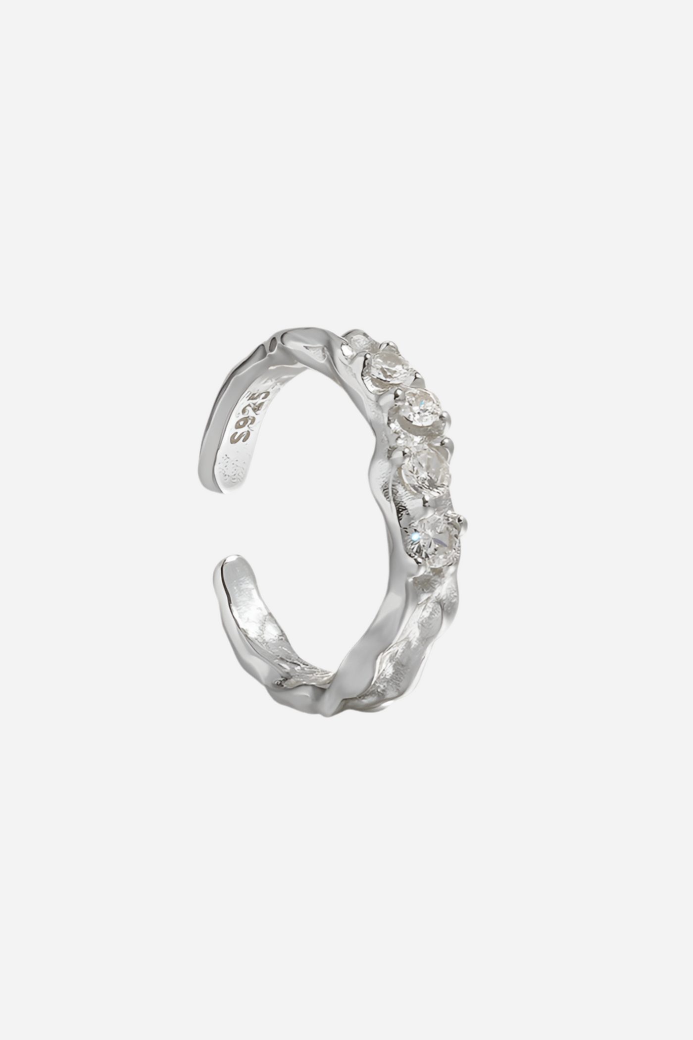 Andcopenhagen - Ring - 925 sterling silver - Aurora zirconia