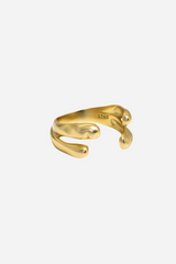 Andcopenhagen - Ring - 18 karat guldbelagt 925 sterlingsølv - Lula