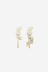 Andcopenhagen - Stud earrings - 18 carat gold plated 925 sterling silver - Donna
