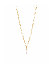 Andcopenhagen Jewelry - Halskæde - Guldbelagt - Dubai Chunky med Baroque perle