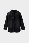 Lala Berlin - Denimskjorte - Leo Washed Black - Lala Overshirt 1