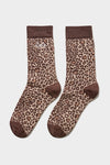 Lala Berlin - Strømper - Brown Leo - Lala Socks 2