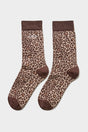 Lala Berlin - Strømper - Brown Leo - Lala Socks 2