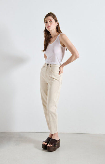 American Vintage - Tank top - Blanc - Massachusetts