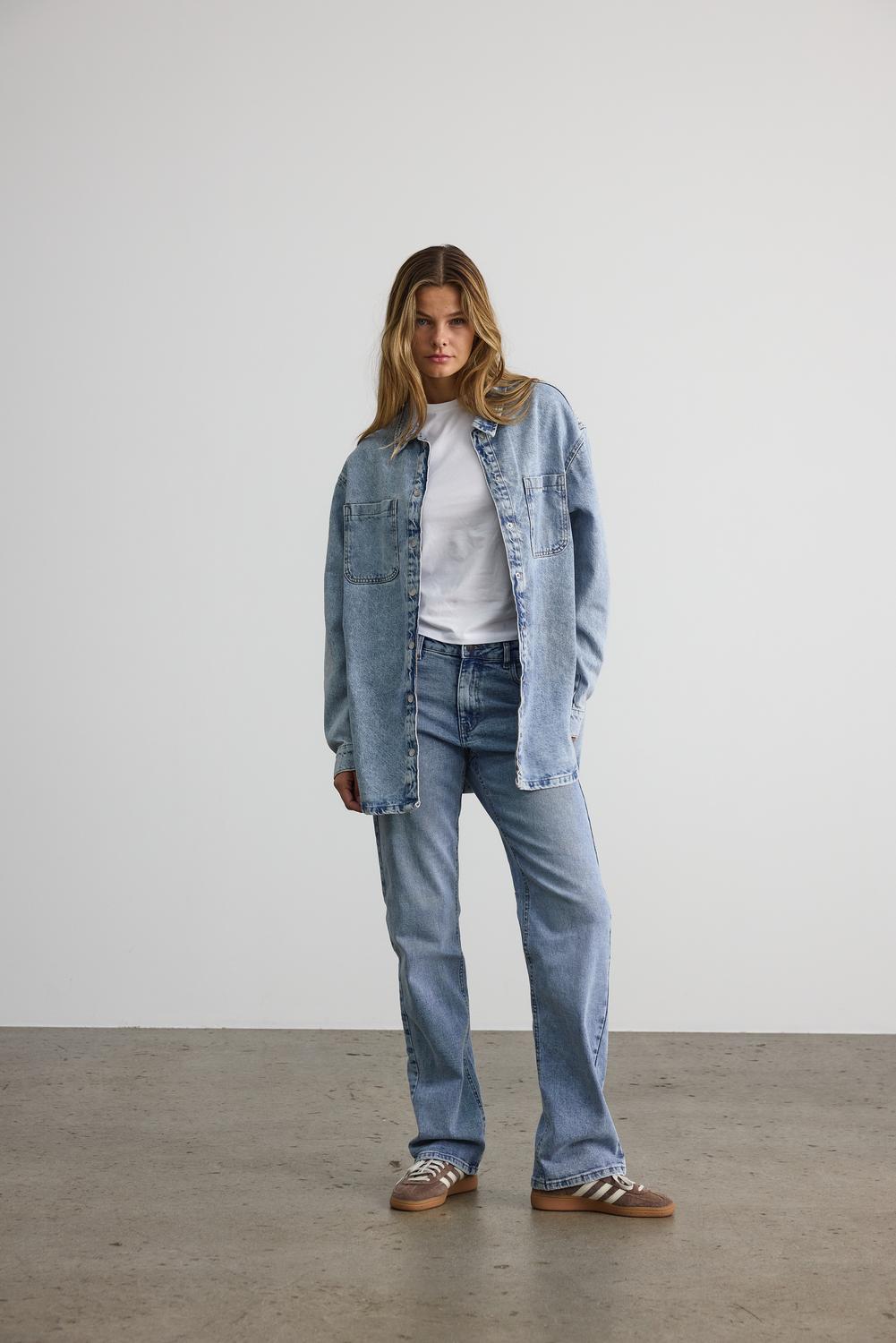 Noisy May - Denim jakke - Light blue - Alva