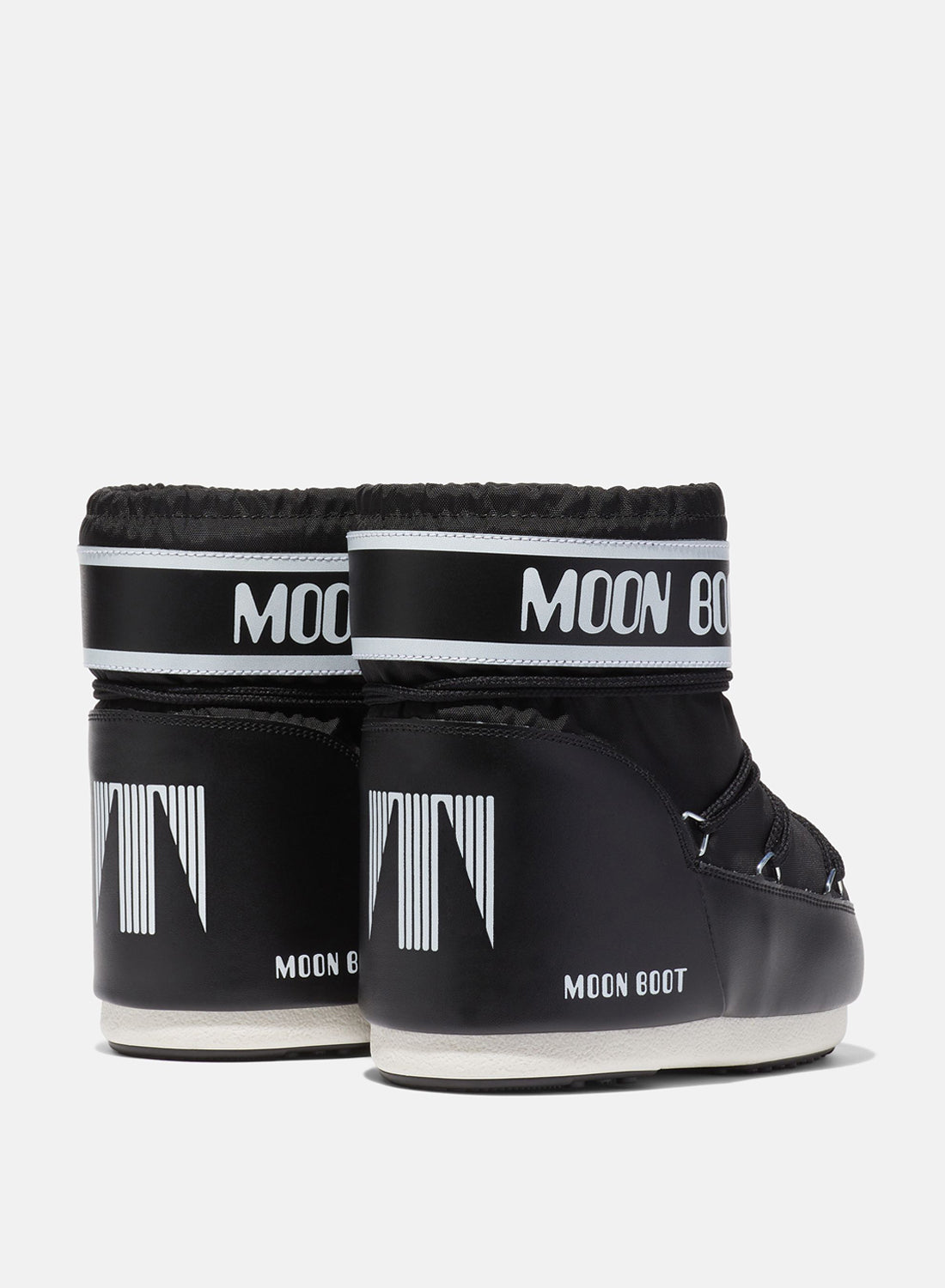 Moon Boot Icon Low Nylon Black (Bemærk preorder lev uge 5/6)