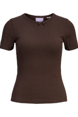 Jjxx - T-shirt - Seal Brown - Jxeliza