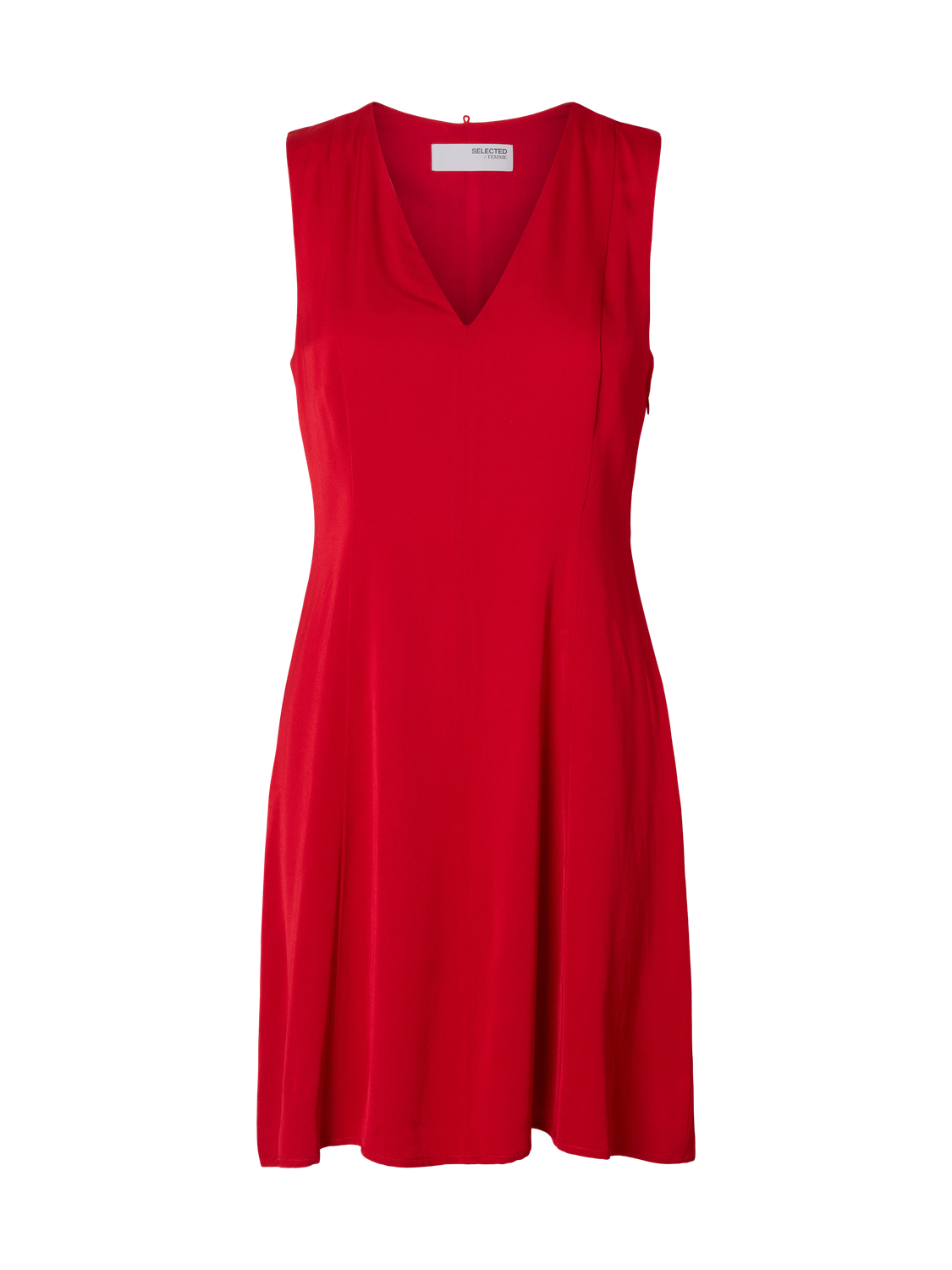 Selected Femme - Kjole - Rød - Leonore
