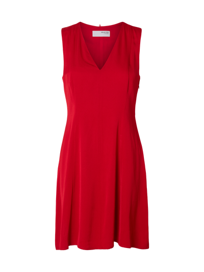 Selected Femme - Kjole - Rød - Leonore