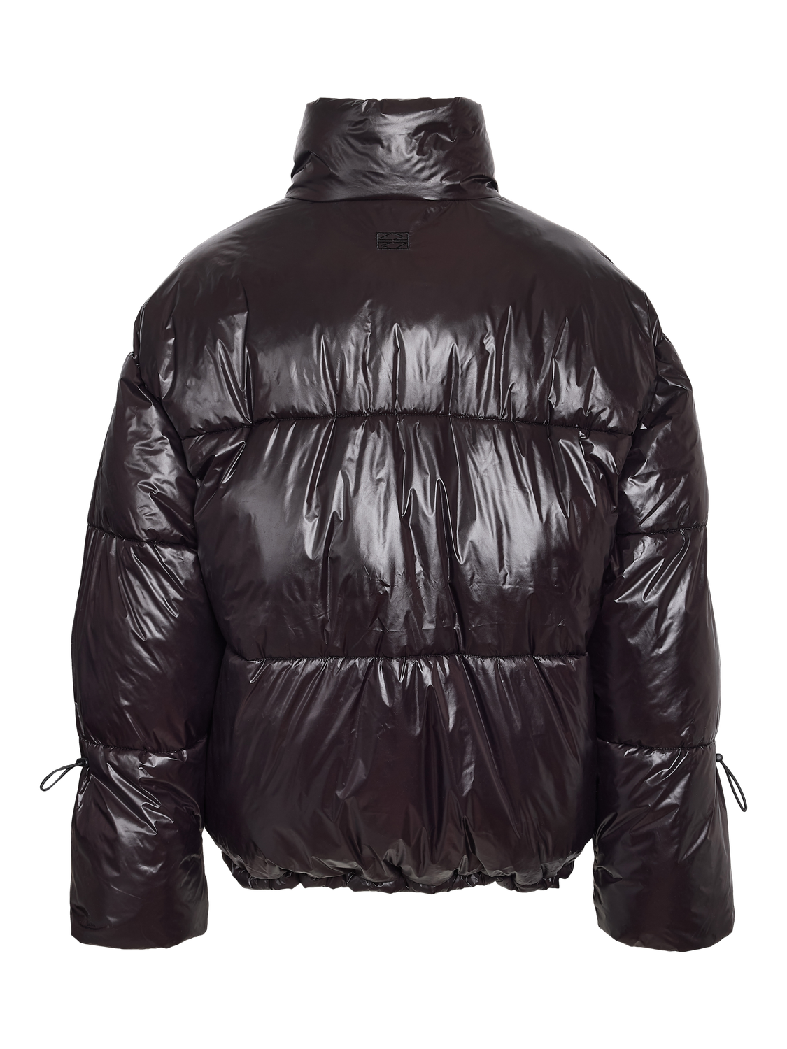 Noisy May - Puffer Jacket - Aubergine Black - Allie Shiny