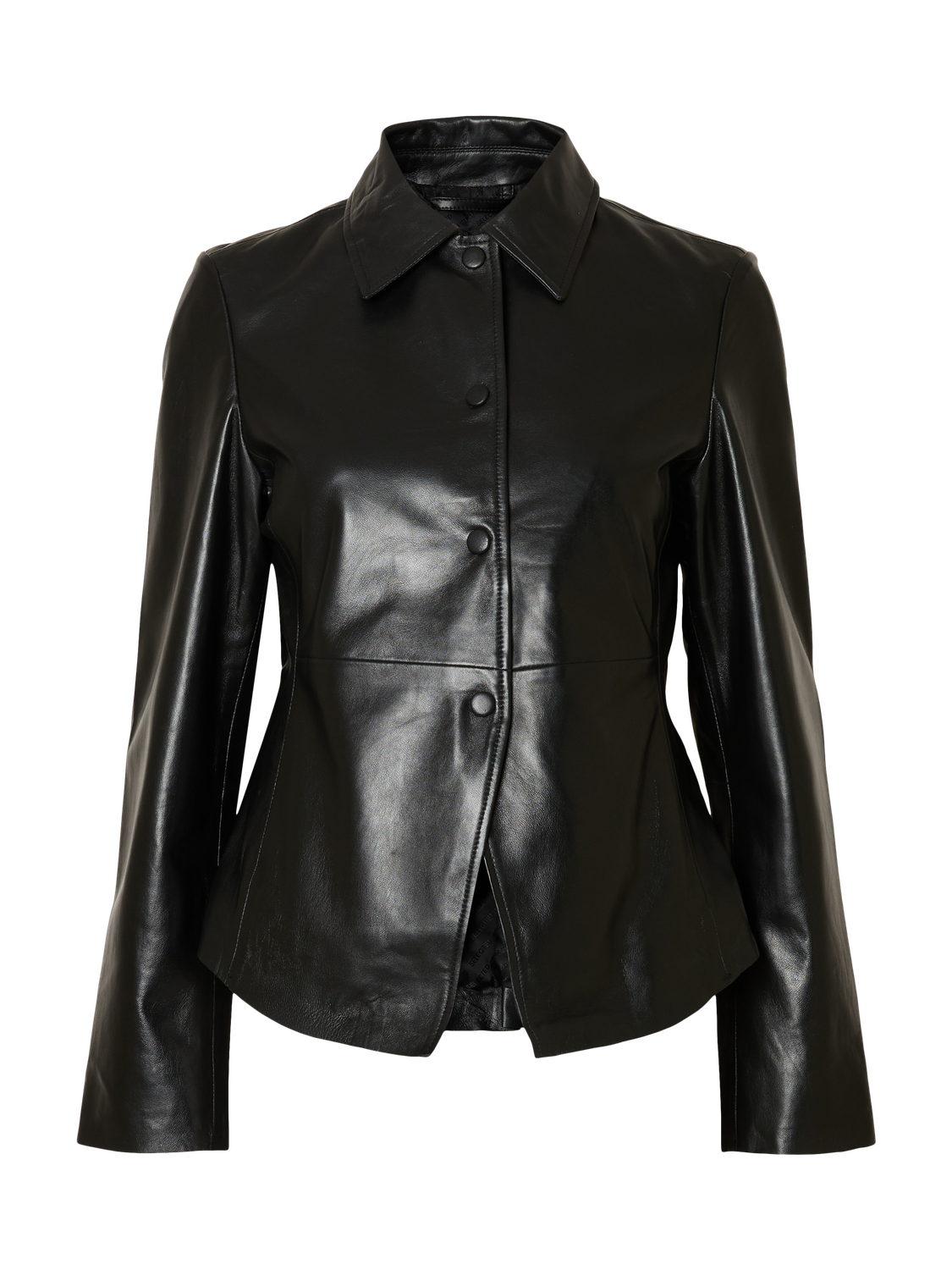 Selected Femme - Jacket - Black leather - FIO