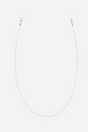 Andcopenhagen Basic - Solbrillekæde - White pearl - Nina
