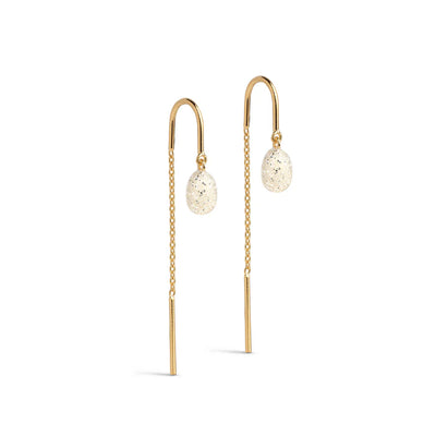 Enamel - Big Wave Earring - Gold
