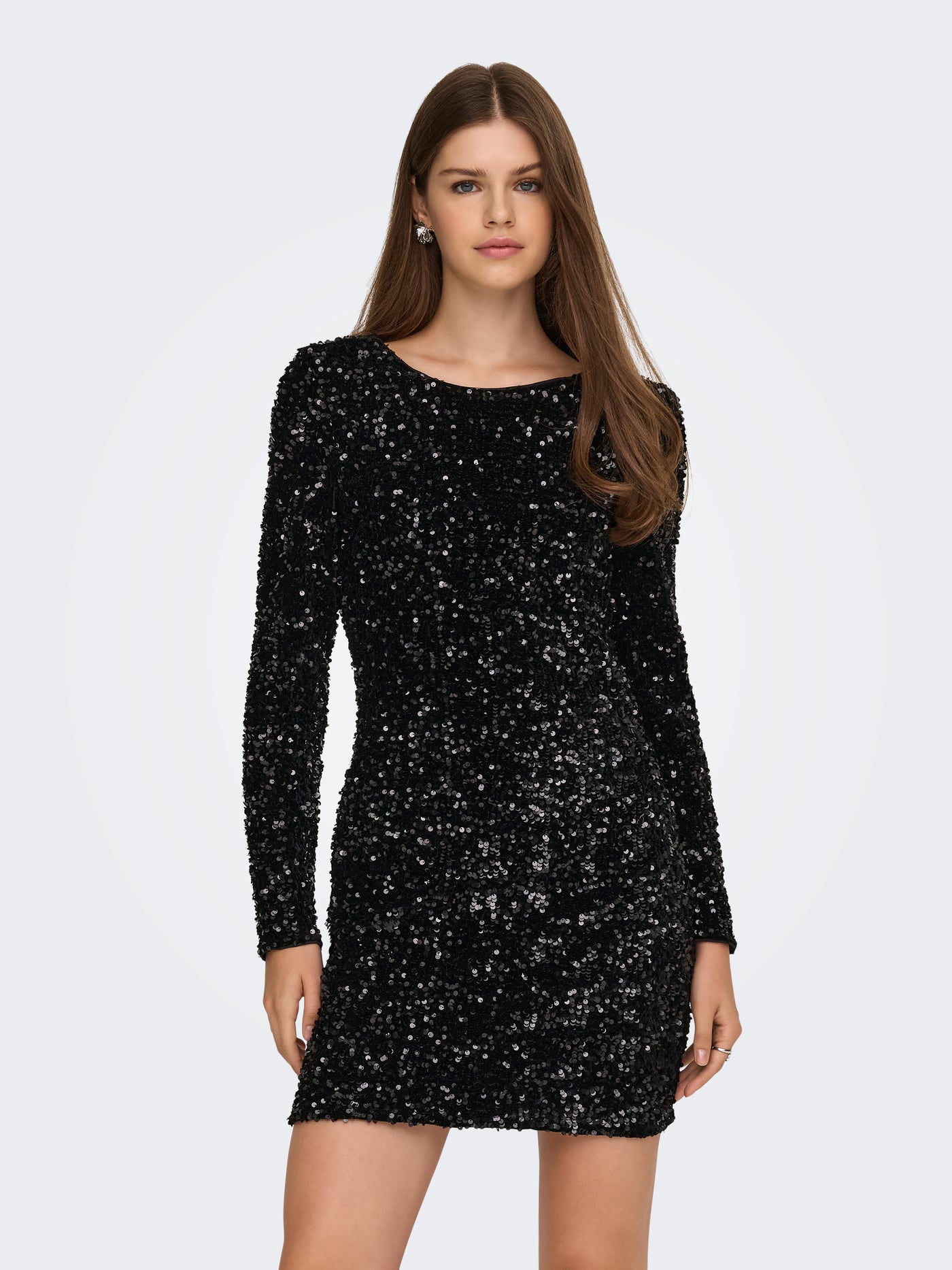Only - Kjole - Palliet Sort - Confidence