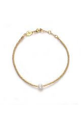 Anni Lu - Armbånd - Guld - Pearly Bracelet