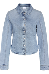 Noisy May - Skjorte - Light blue denim - Gina