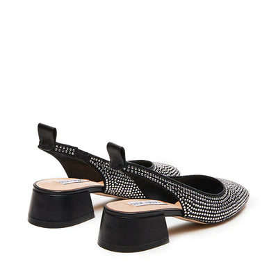 Steve Madden - Højhælet sandal - Black/Rhinestone - Smitten