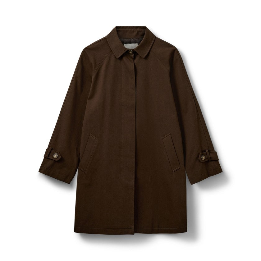 Sofie Schnoor - Trenchcoat - Dark Brown - Filippa