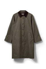 Sofie Schnoor - Frakke - Blue/Brown check - Filliesw