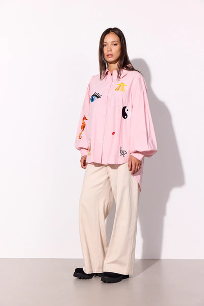 Hunkøn - Skjorte - Pink - Sasha