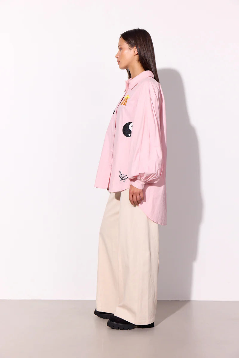 Hunkøn - Skjorte - Pink - Sasha