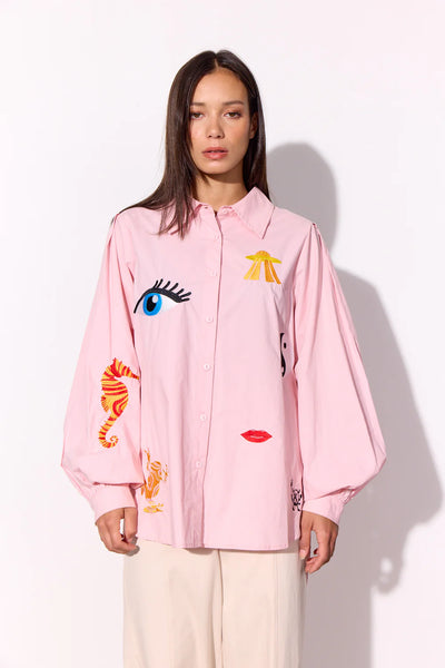Hunkøn - Skjorte - Pink - Sasha