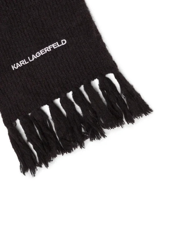 Karl lagerfeld Halstørklæde Black ESSENTIAL KNIT SCARF