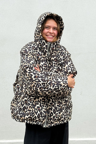 Lollys Laundry - Vinterjakke - Leopard - Shelby
