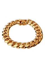 Andcopenhagen - Bracelets - 18 carat gold-plated brass - Friva chunky